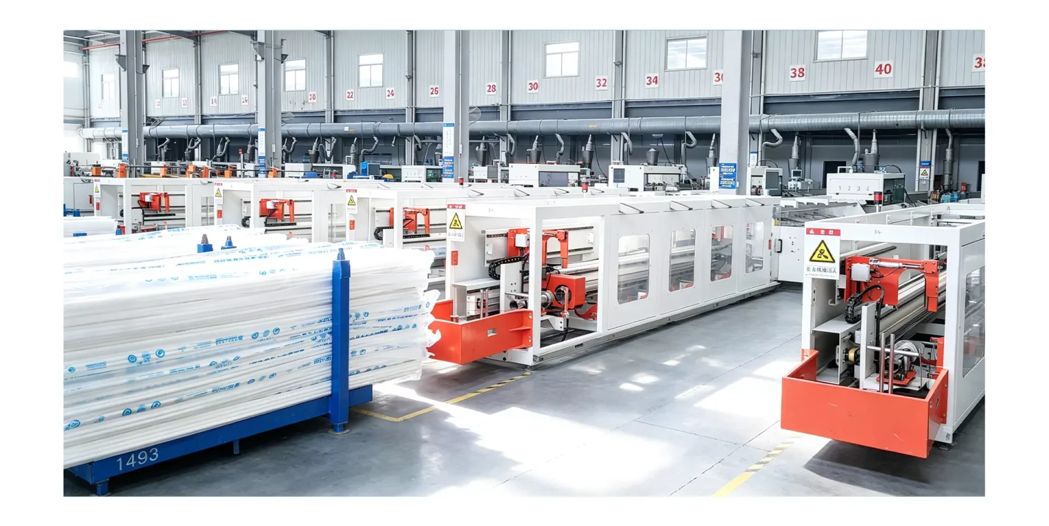 Shunlihua pipe packaging equipment installation